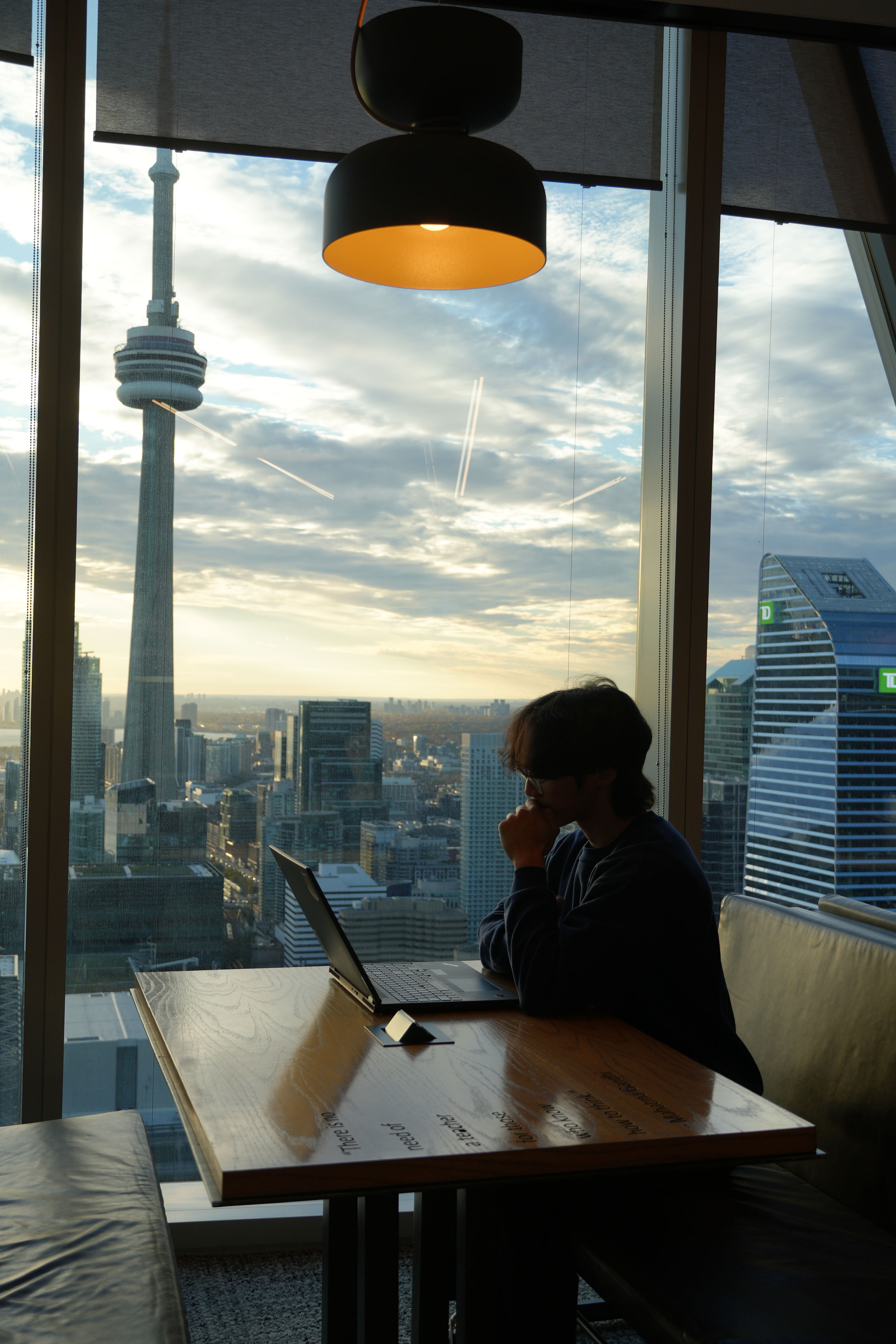 Candid street portrait